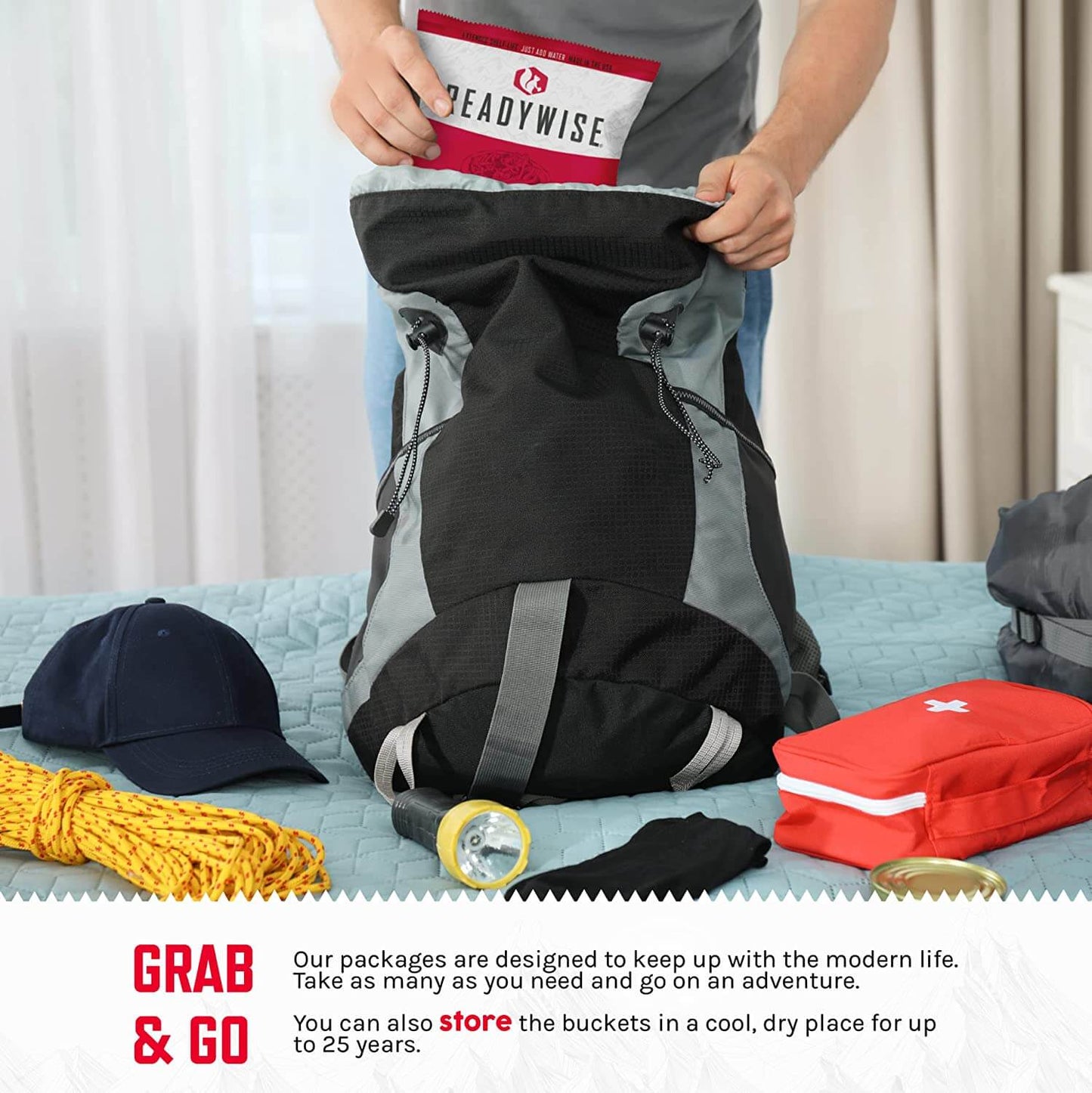 2160 Confezione da portata di approvvigionamento alimentare di emergenza a lungo termine