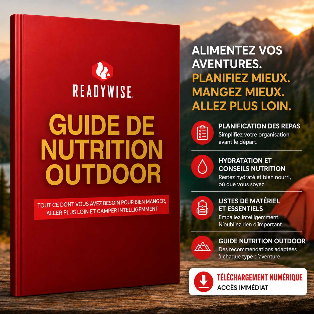 Guida Outdoor Gratuita – Scopri come pianificare i pasti, mantenerti idratato e preparare lo zaino in modo intelligente per ogni avventura