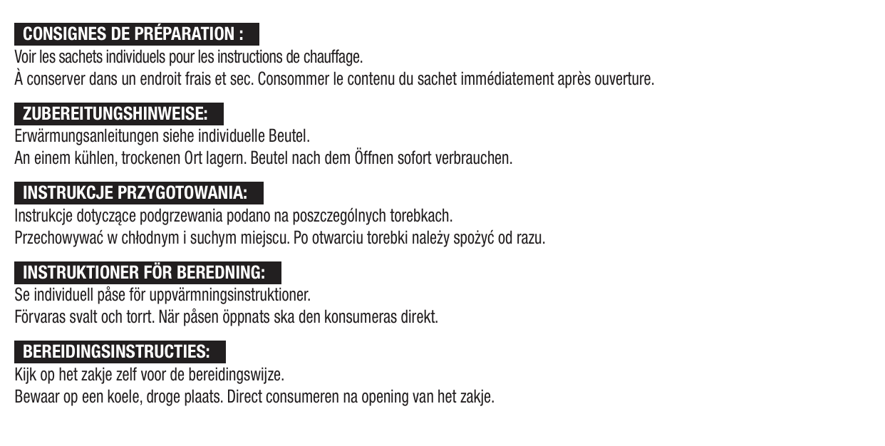 60 porzioni di colazione e antipasti liofilizzati, DryBag, fino a 25 anni