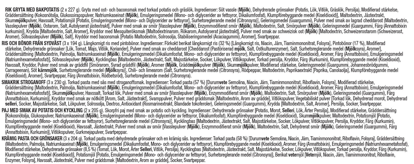 2160 Confezione da portata di approvvigionamento alimentare di emergenza a lungo termine